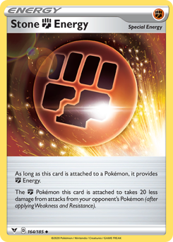 Stone Fighting Energy (164/185) [Sword & Shield: Vivid Voltage] Pokémon