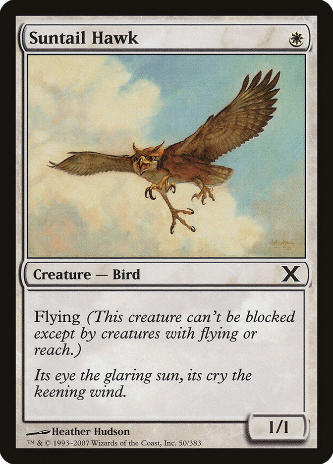 Suntail Hawk [Tenth Edition] Magic: The Gathering