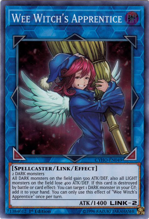 Wee Witch's Apprentice [CYHO-EN049] Super Rare Yu-Gi-Oh!