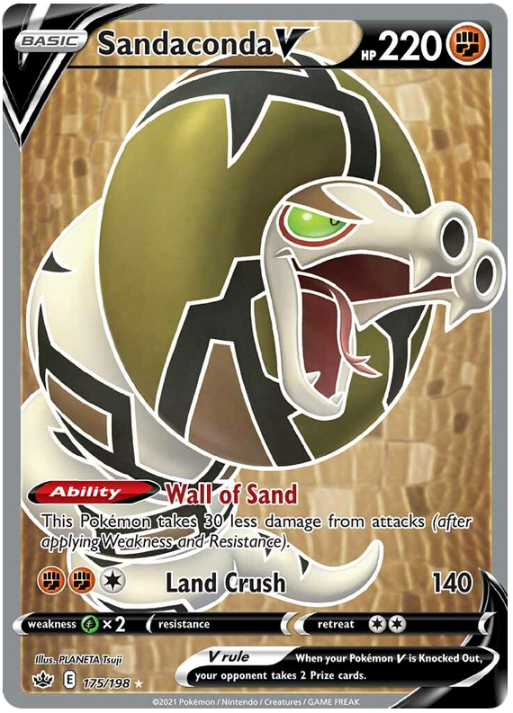 Sandaconda V (175/198) [Sword & Shield: Chilling Reign] Pokémon