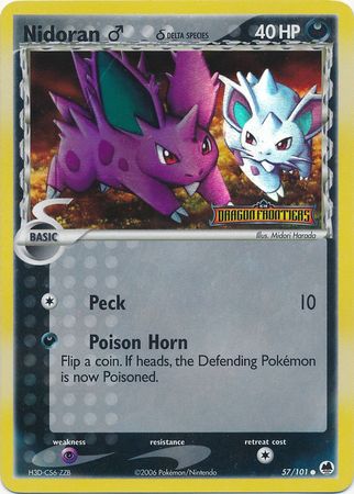 Nidoran (57/101) (Male) (Delta Species) (Stamped) [EX: Dragon Frontiers] Pokémon