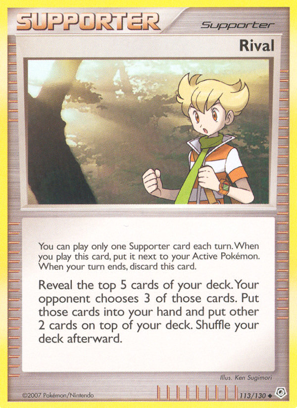 Rival (113/130) [Diamond & Pearl: Base Set] Pokémon