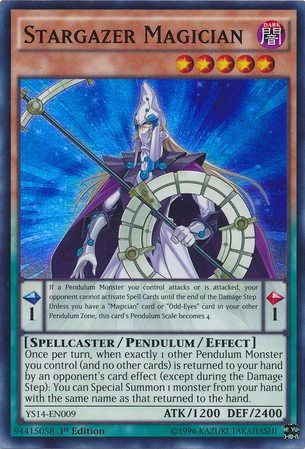 Stargazer Magician [YS14-EN009] Super Rare Yu-Gi-Oh!