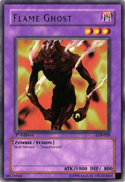 Flame Ghost [LOB-029] Rare Yu-Gi-Oh!