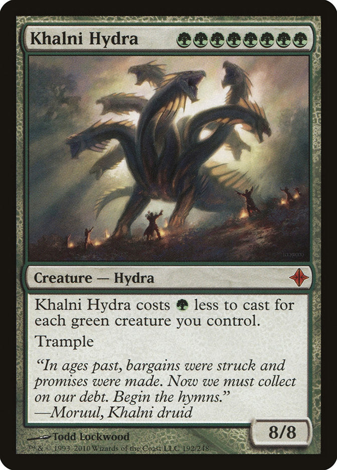 Khalni Hydra [Rise of the Eldrazi] Magic: The Gathering