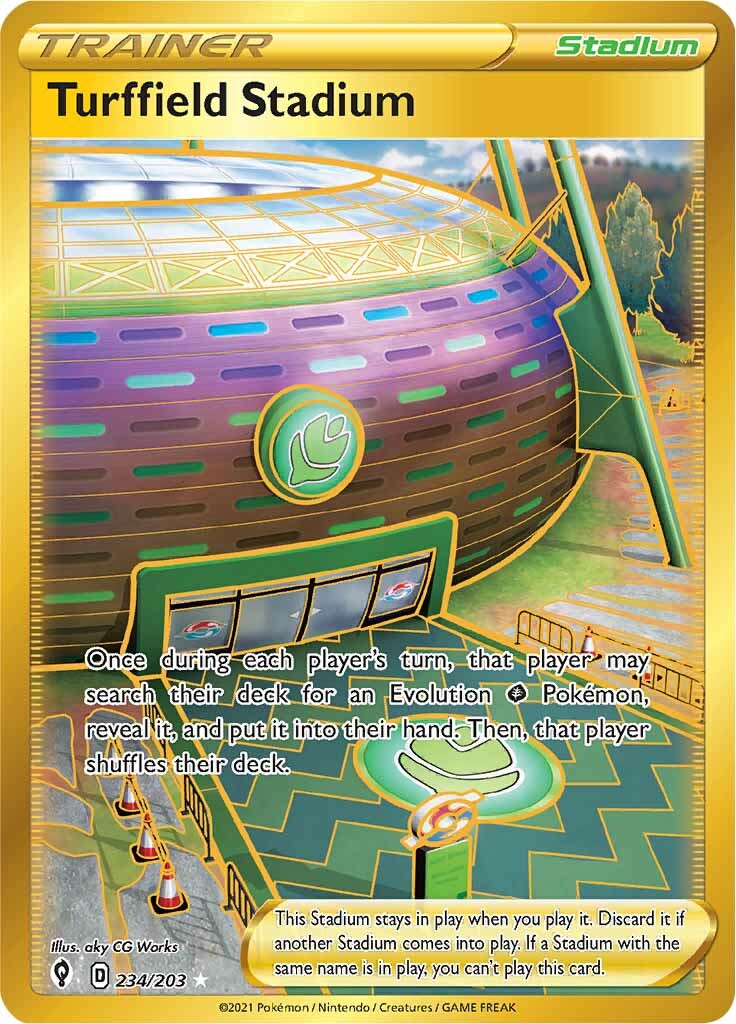 Turffield Stadium (234/203) [Sword & Shield: Evolving Skies] Pokémon