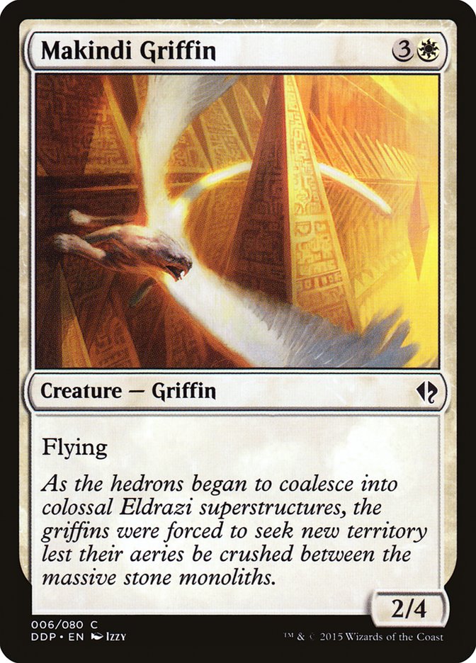 Makindi Griffin [Duel Decks: Zendikar vs. Eldrazi] Magic: The Gathering