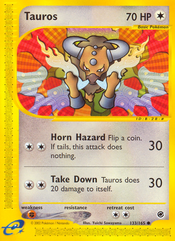 Tauros (133/165) [Expedition: Base Set] Pokémon