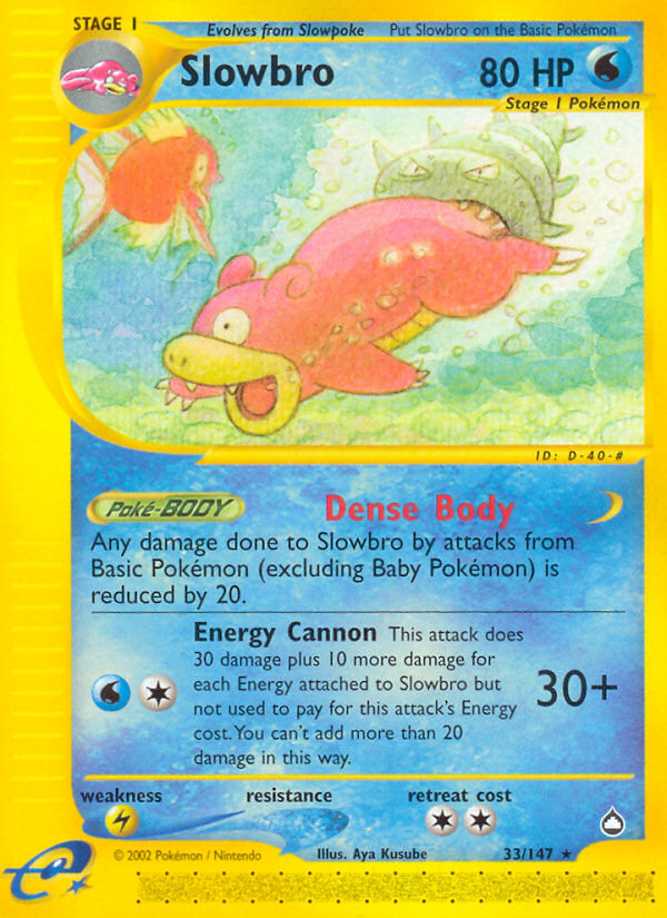 Slowbro (33/147) [Aquapolis] Pokémon