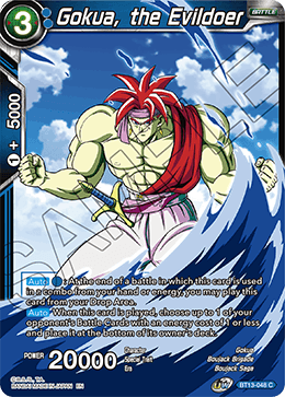 Gokua, the Evildoer (Common) (BT13-048) [Supreme Rivalry] Dragon Ball Super