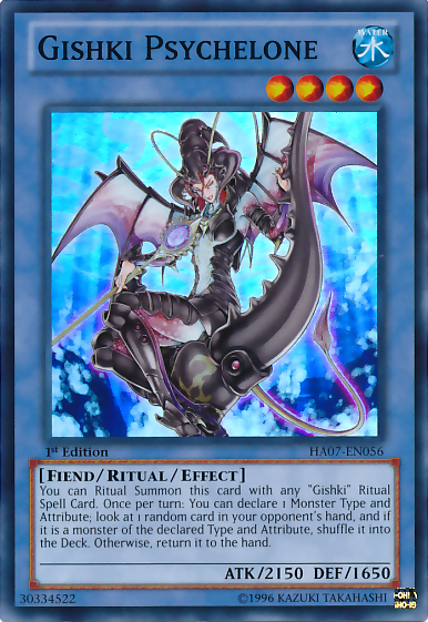 Gishki Psychelone [HA07-EN056] Super Rare Yu-Gi-Oh!