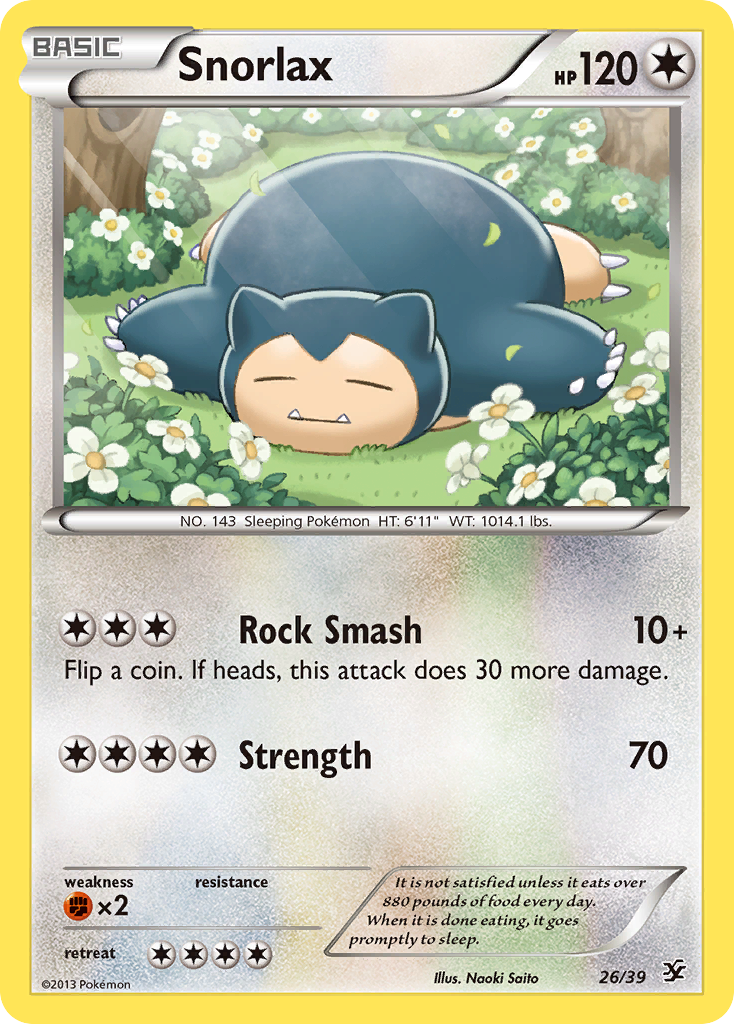 Snorlax (26/39) [XY: Kalos Starter Set] Pokémon