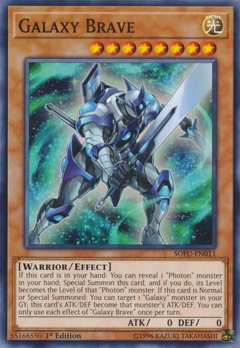 Galaxy Brave [SOFU-EN011] Common Yu-Gi-Oh!