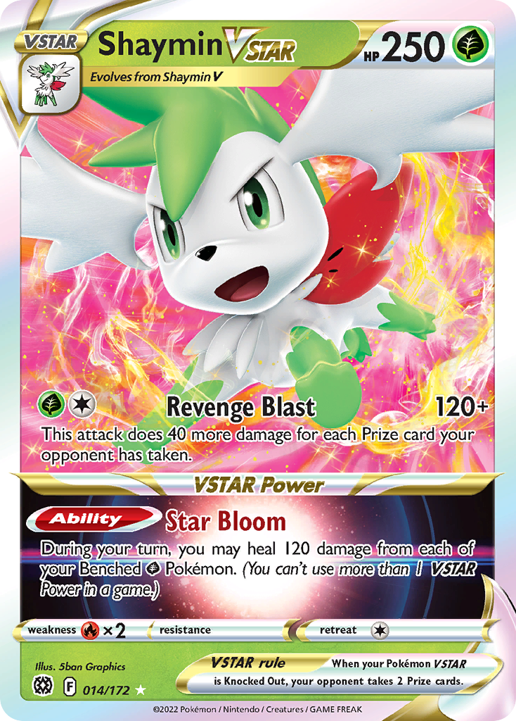 Shaymin VSTAR (014/172) (Jumbo Card) [Sword & Shield: Brilliant Stars] Pokémon