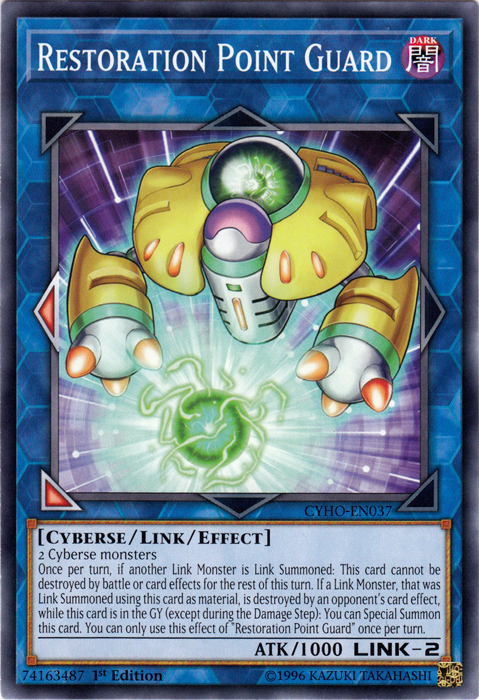 Restoration Point Guard [CYHO-EN037] Common Yu-Gi-Oh!