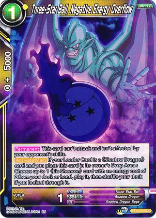 Three-Star Ball, Negative Energy Overflow (BT11-115) [Vermilion Bloodline] Dragon Ball Super