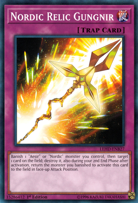 Nordic Relic Gungnir [LEHD-ENB27] Common Yu-Gi-Oh!