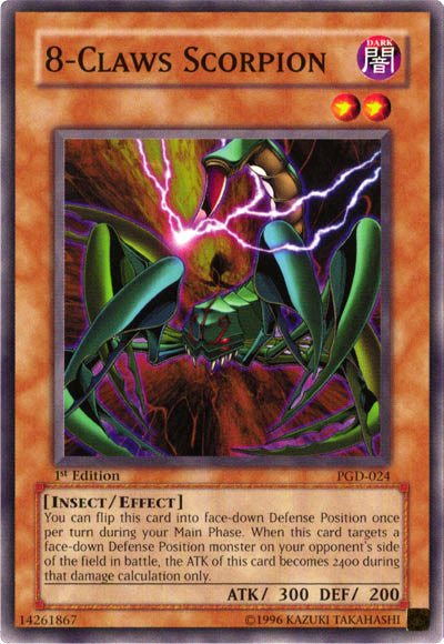 8-Claws Scorpion [PGD-024] Common Yu-Gi-Oh!
