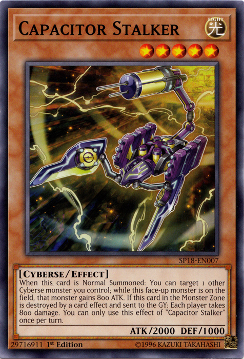 Capacitor Stalker [SP18-EN007] Common Yu-Gi-Oh!