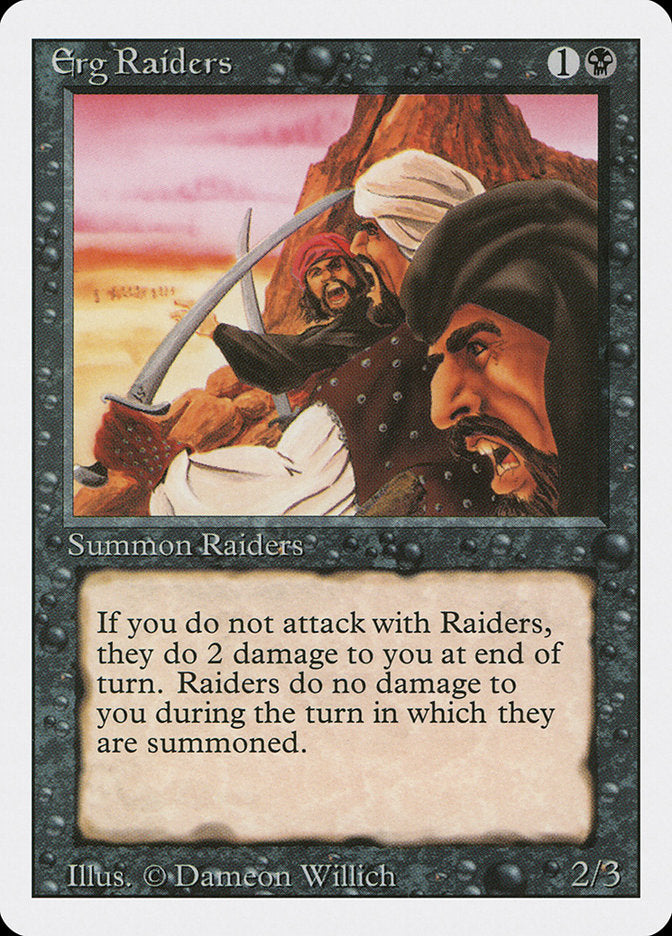 Erg Raiders [Revised Edition] Magic: The Gathering