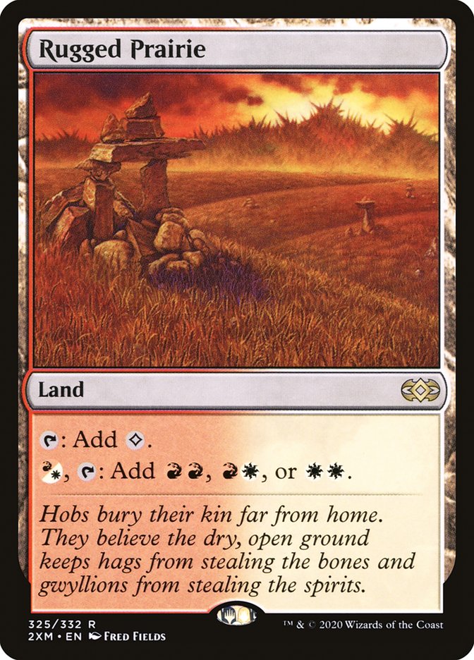 Rugged Prairie [Double Masters] Magic: The Gathering