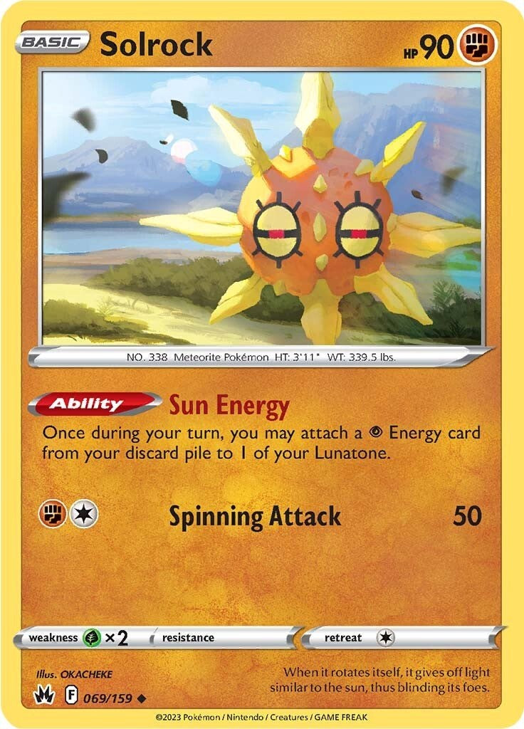 Solrock (069/159) [Sword & Shield: Crown Zenith] Pokémon