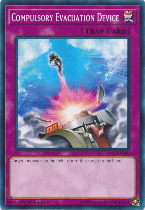 Compulsory Evacuation Device [YS18-EN040] Common Yu-Gi-Oh!