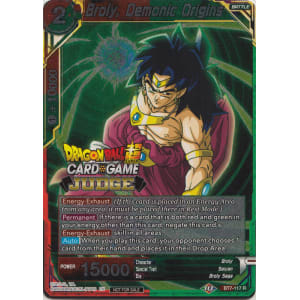 Broly, Demonic Origins (BT7-117) [Judge Promotion Cards] Dragon Ball Super