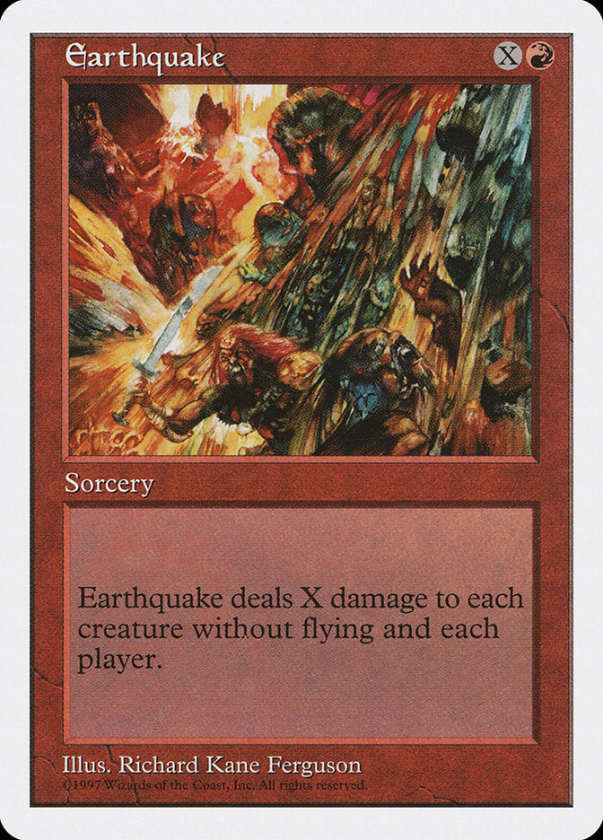 Earthquake [Fifth Edition] Magic: The Gathering