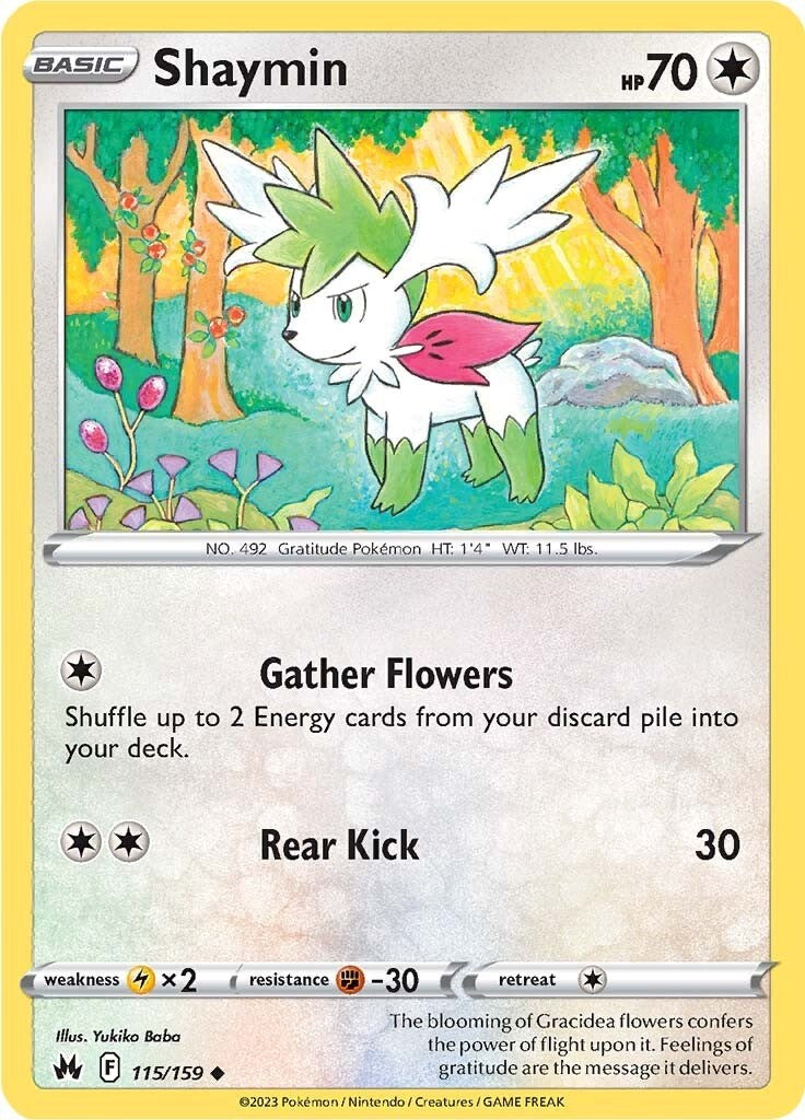 Shaymin (115/159) [Sword & Shield: Crown Zenith] Pokémon