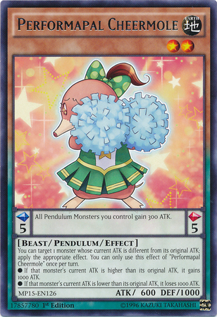 Performapal Cheermole [MP15-EN126] Rare Yu-Gi-Oh!