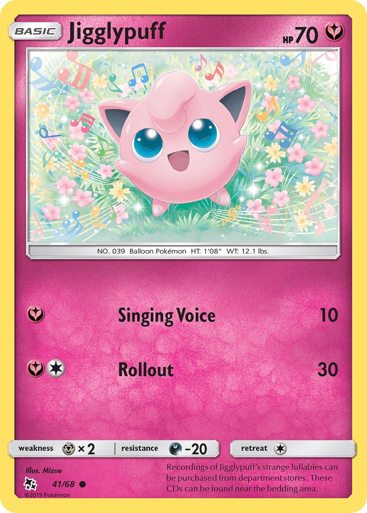 Jigglypuff (41/68) [Sun & Moon: Hidden Fates] Pokémon