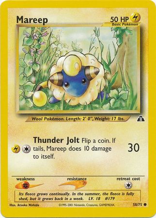 Mareep (58/75) [Neo Discovery Unlimited] Pokémon