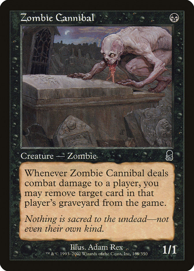 Zombie Cannibal [Odyssey] Magic: The Gathering