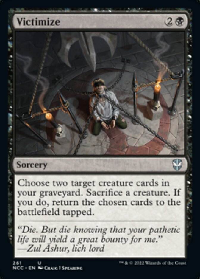 Victimize [Streets of New Capenna Commander] Magic: The Gathering