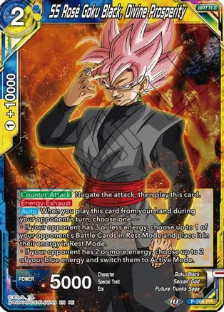 SS Rose Goku Black, Divine Prosperity (P-206) [Mythic Booster] Dragon Ball Super