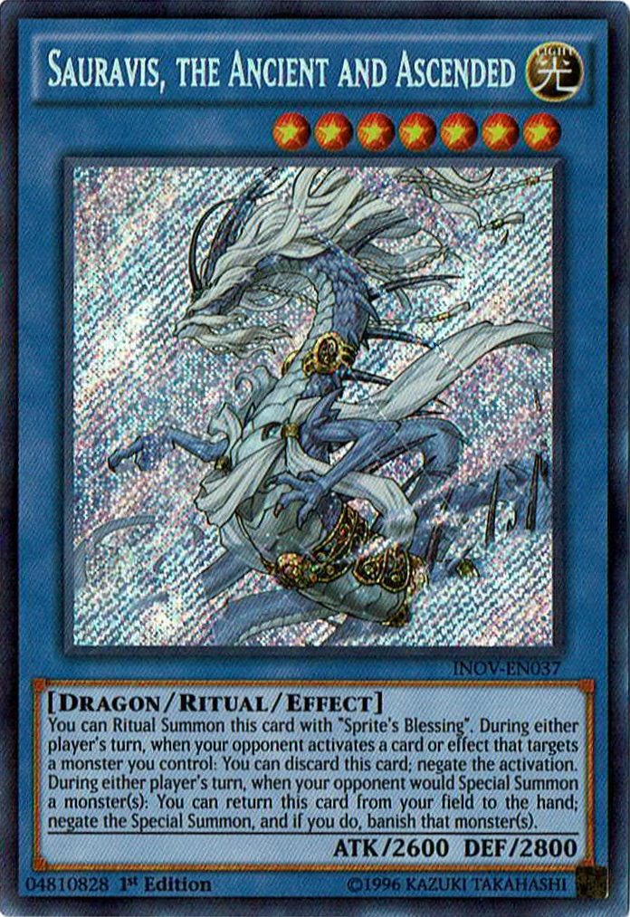 Sauravis, the Ancient and Ascended [INOV-EN037] Secret Rare Yu-Gi-Oh!