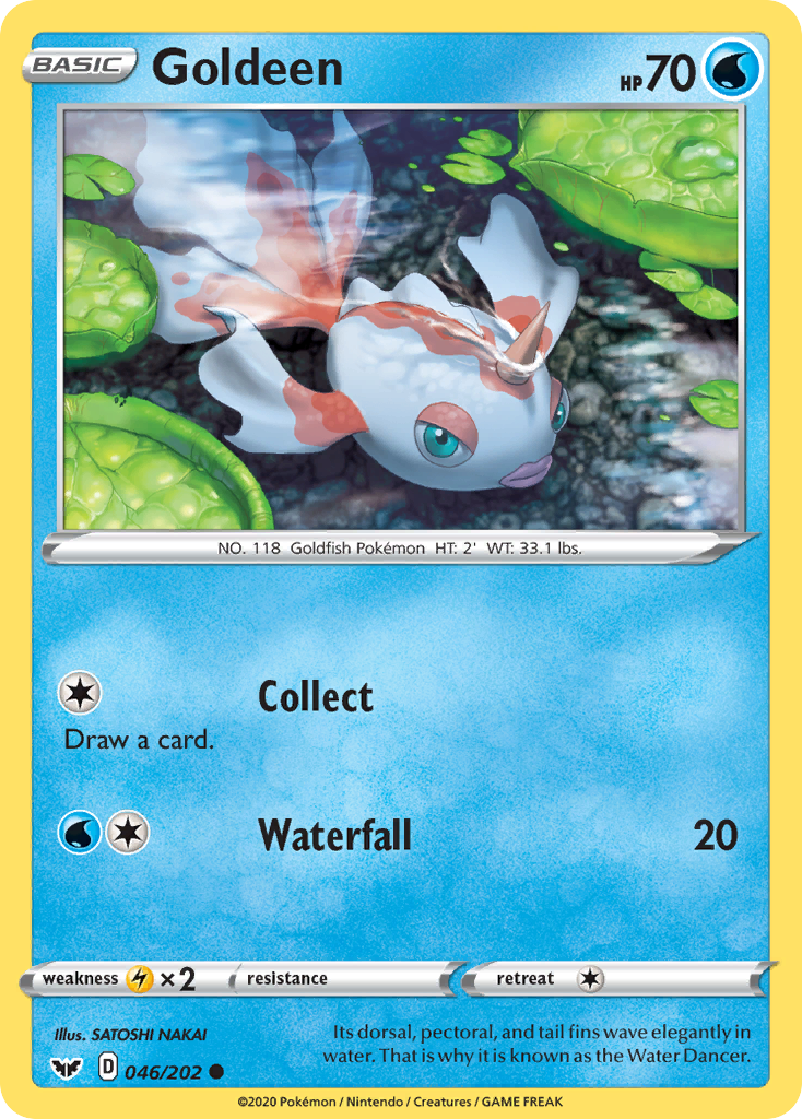 Goldeen (046/202) [Sword & Shield: Base Set] Pokémon