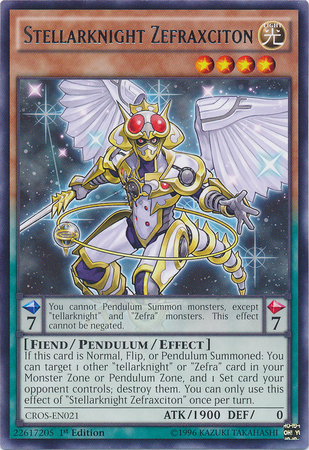 Stellarknight Zefraxciton [CROS-EN021] Rare Yu-Gi-Oh!