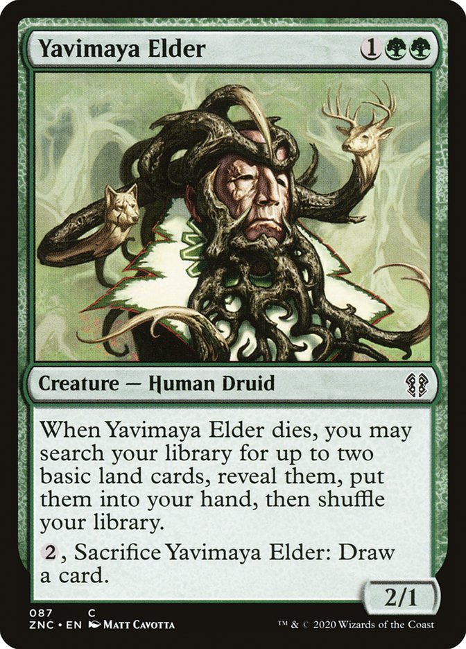 Yavimaya Elder [Zendikar Rising Commander] Magic: The Gathering