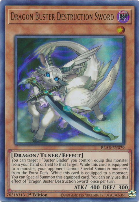 Dragon Buster Destruction Sword [BLAR-EN079] Ultra Rare Yu-Gi-Oh!