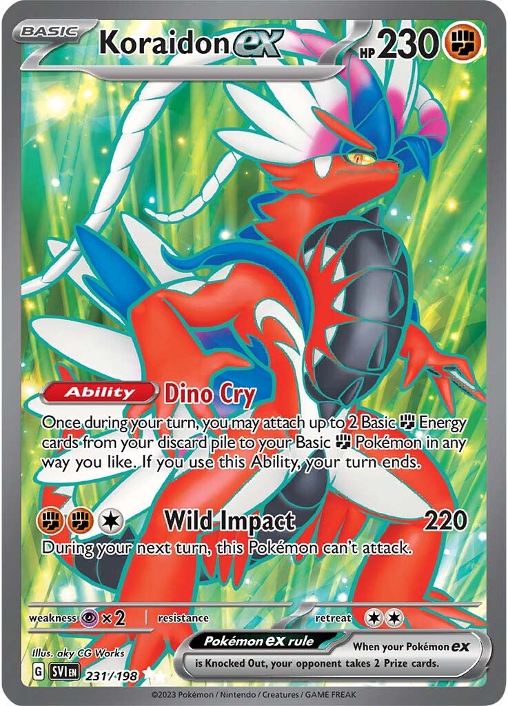 Koraidon ex (231/198) [Scarlet & Violet: Base Set] Pokémon
