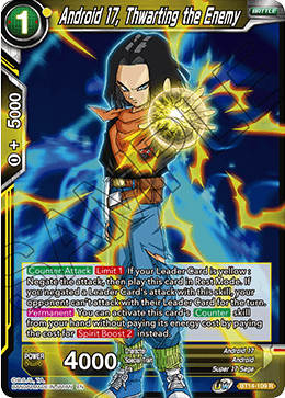 Android 17, Thwarting the Enemy (BT14-109) [Cross Spirits] Dragon Ball Super