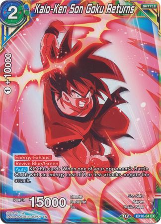 Kaio-Ken Son Goku Returns (EX10-04) [Namekian Surge] Dragon Ball Super