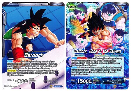 Bardock // Bardock, Hope of the Saiyans (Giant Card) (TB3-018) [Oversized Cards] Dragon Ball Super