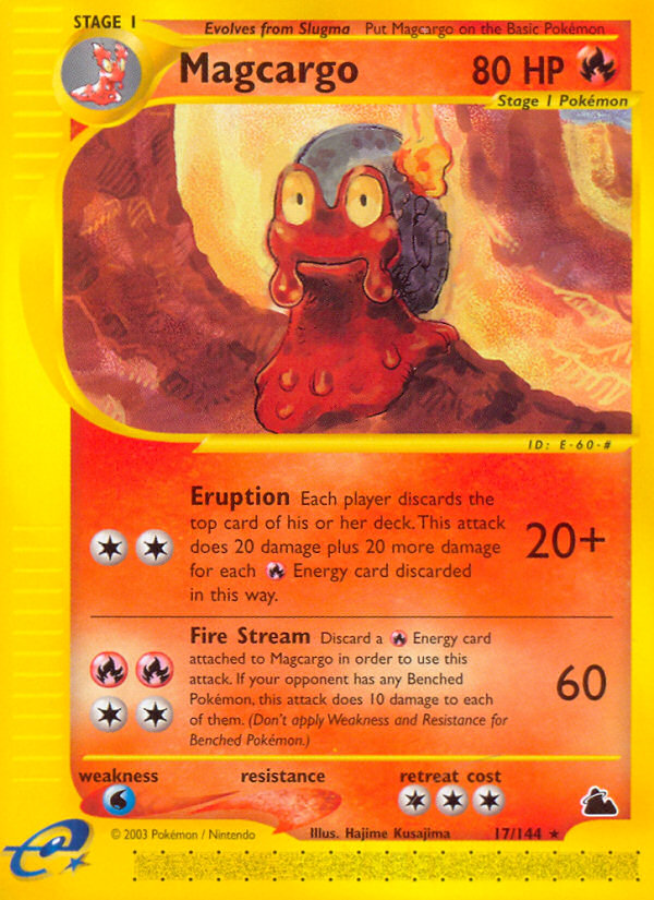Magcargo (17/144) [Skyridge] Pokémon
