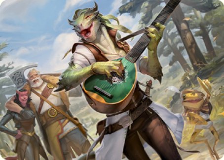 Wandering Troubadour Art Card [Dungeons & Dragons: Adventures in the Forgotten Realms Art Series] Magic: The Gathering