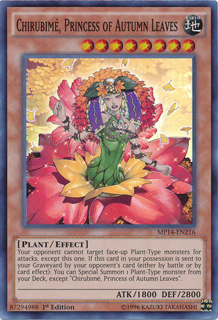 Chirubime, Princess of Autumn Leaves [MP14-EN216] Super Rare Yu-Gi-Oh!