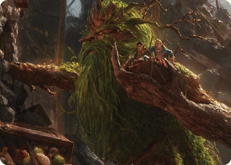 Treebeard, Gracious Host Art Card [The Lord of the Rings: Tales of Middle-earth Art Series] Magic: The Gathering