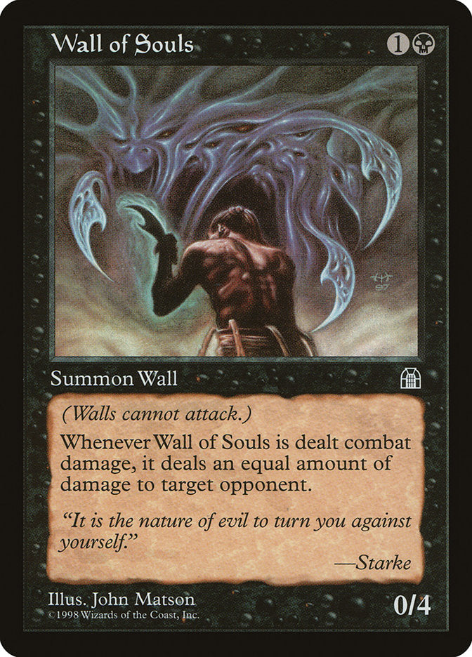 Wall of Souls [Stronghold] Magic: The Gathering